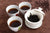 cups and gaiwan with ripe pu-erh tea